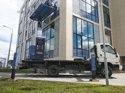 Автовышка HD65 TADANO AT 150S (18 метров) балкон